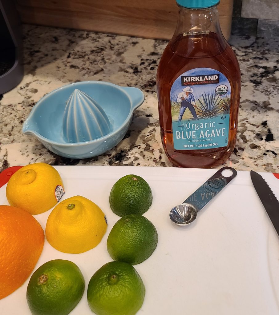 Citrus Juice blend for Perfect Margarita, Arizona living